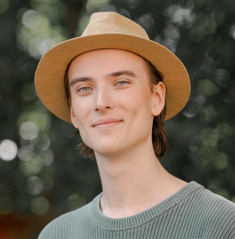 Porträtt Edvin kjäll